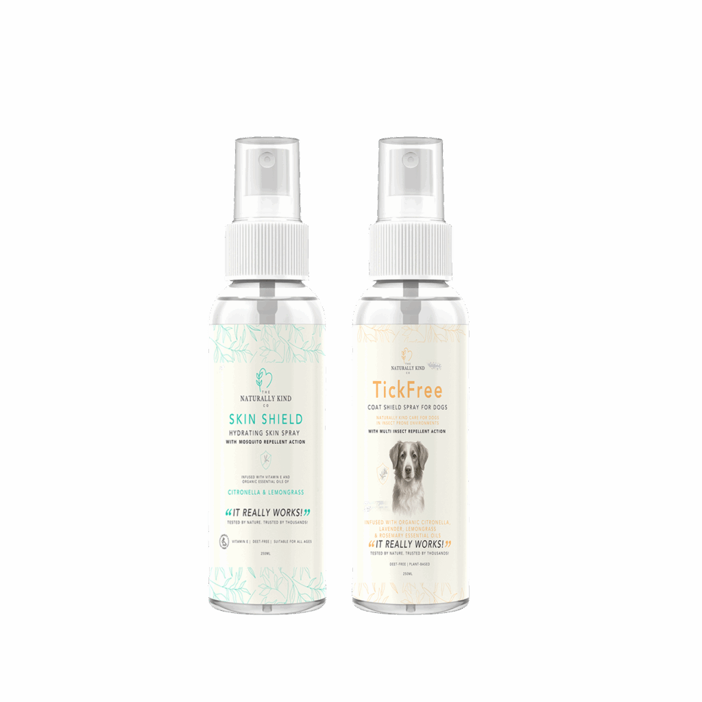 Naturally Kind insect repellent set.