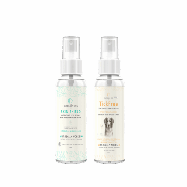 Naturally Kind insect repellent set.