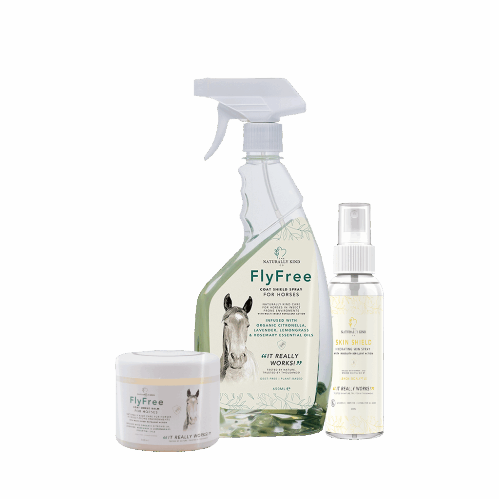 Naturally Kind Co. horse care product bundle