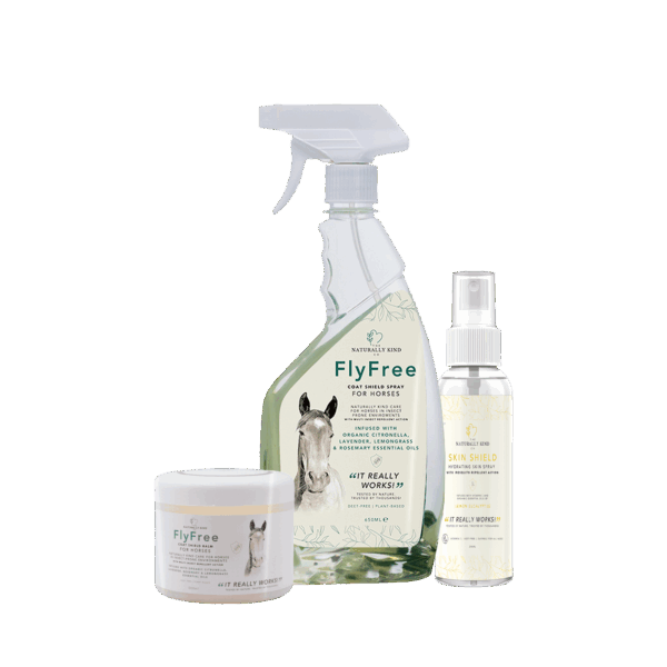 Naturally Kind Co. horse care product bundle